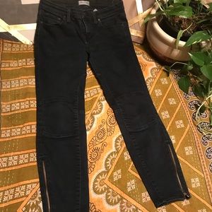 Madewell Motorcycle jean with ankle zippers